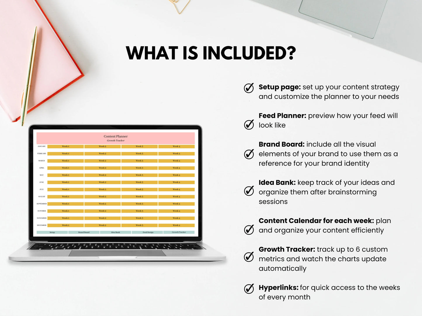 PLR Social Media Content Calendar Template