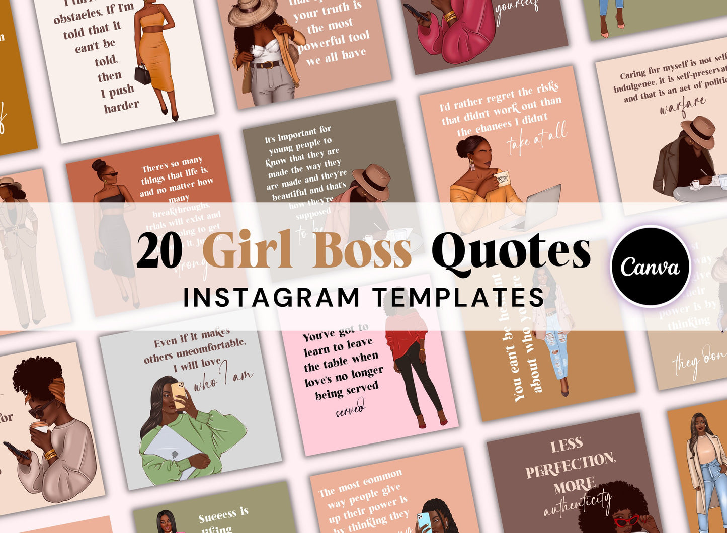 PLR Boss babe Instagram Post Templates