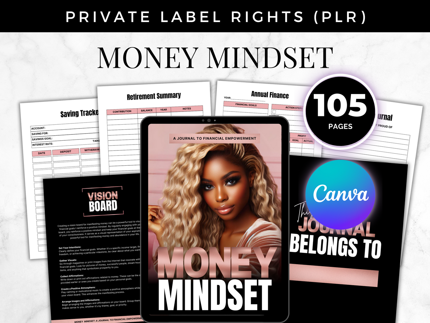 PLR Money Mindset Journal