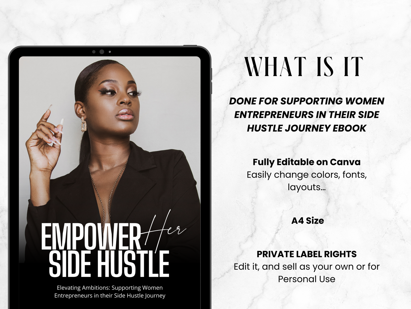 PLR EmpowerHer Side Hustle Journal