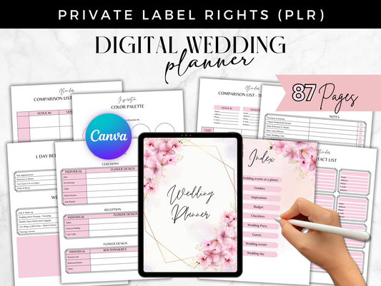 PLR Digital Wedding Planner