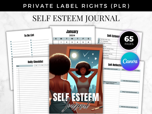 PLR Self esteem journal