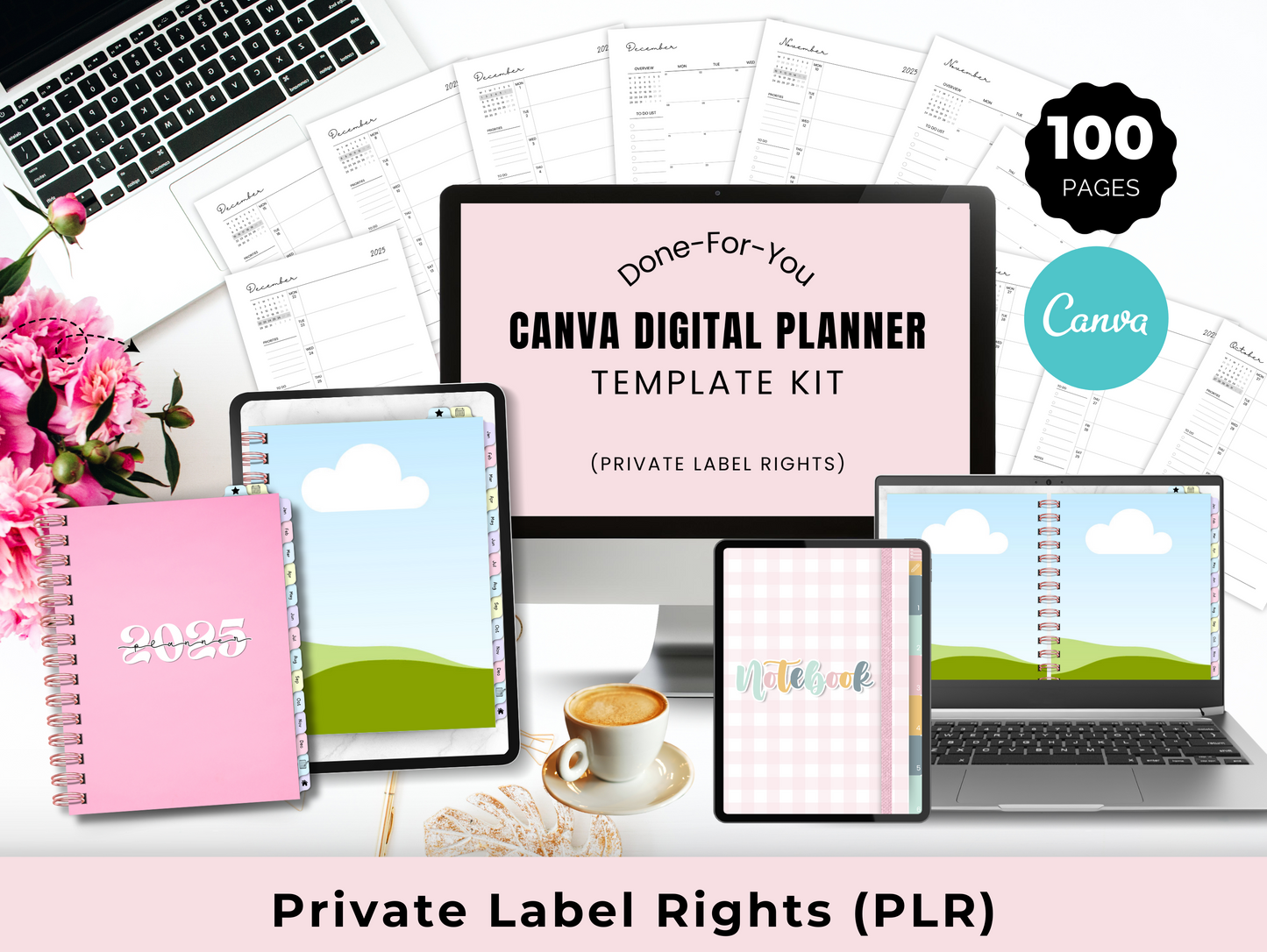 Canva Digital Planner Template Kit