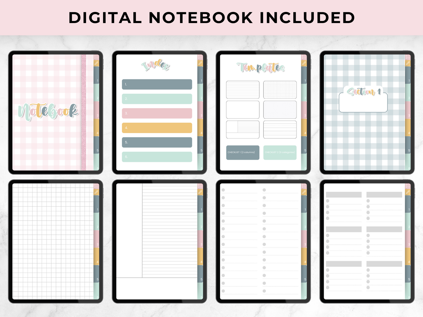 Canva Digital Planner Template Kit