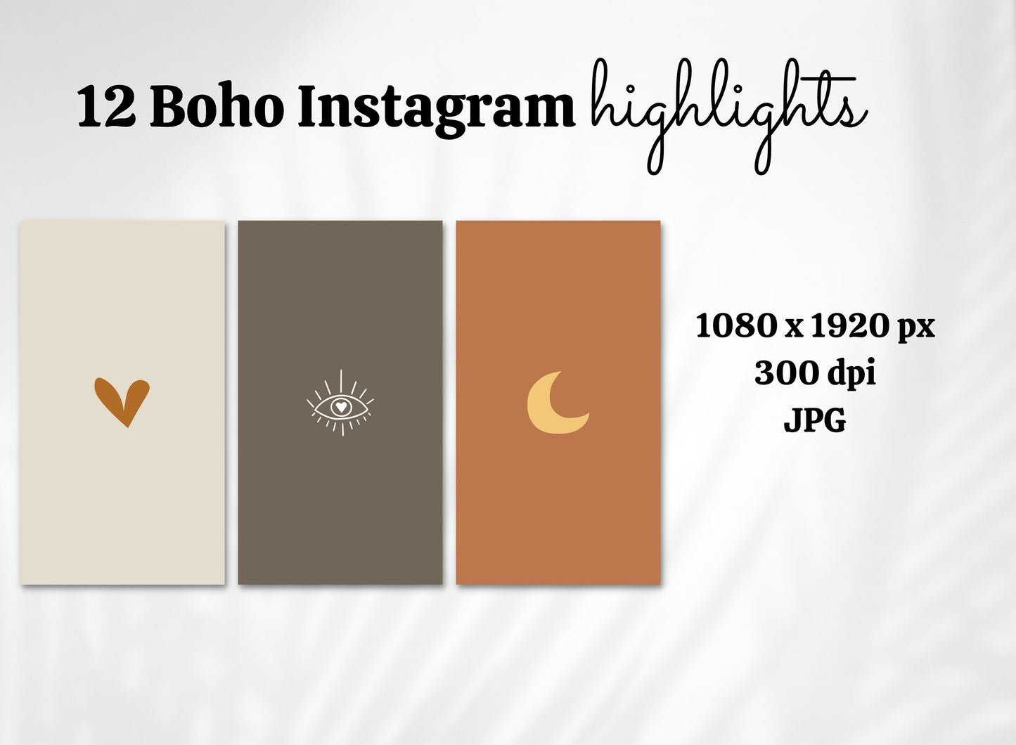 PLR Bohemian Instagram Post Templates