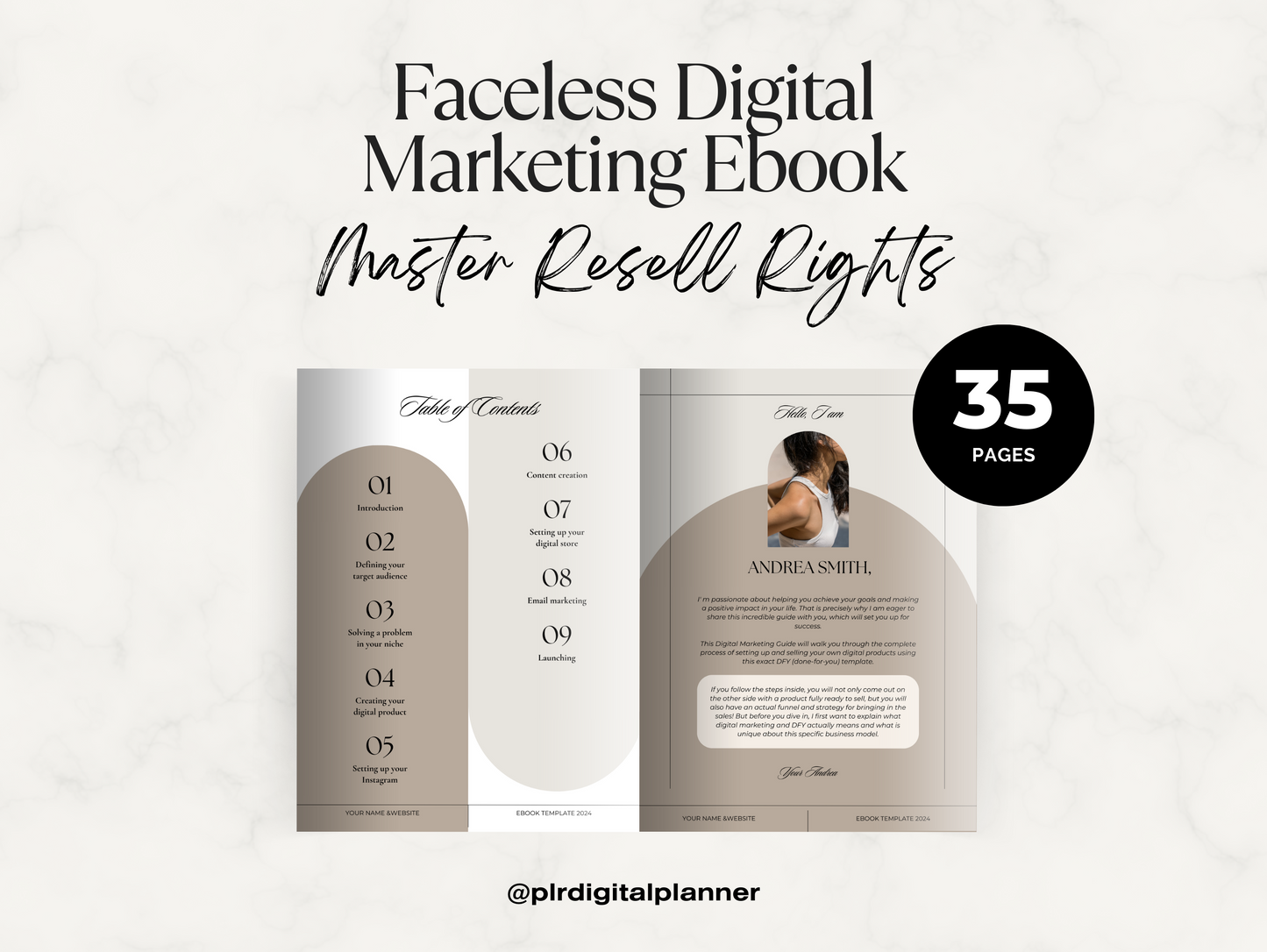 Faceless Digital Marketing with Master Resell Rights