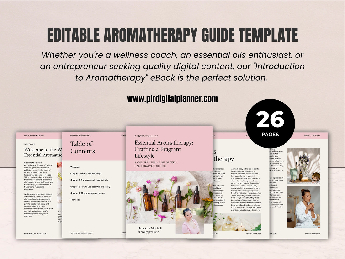 MRR 20 Aromatherapy Recipes Ebook