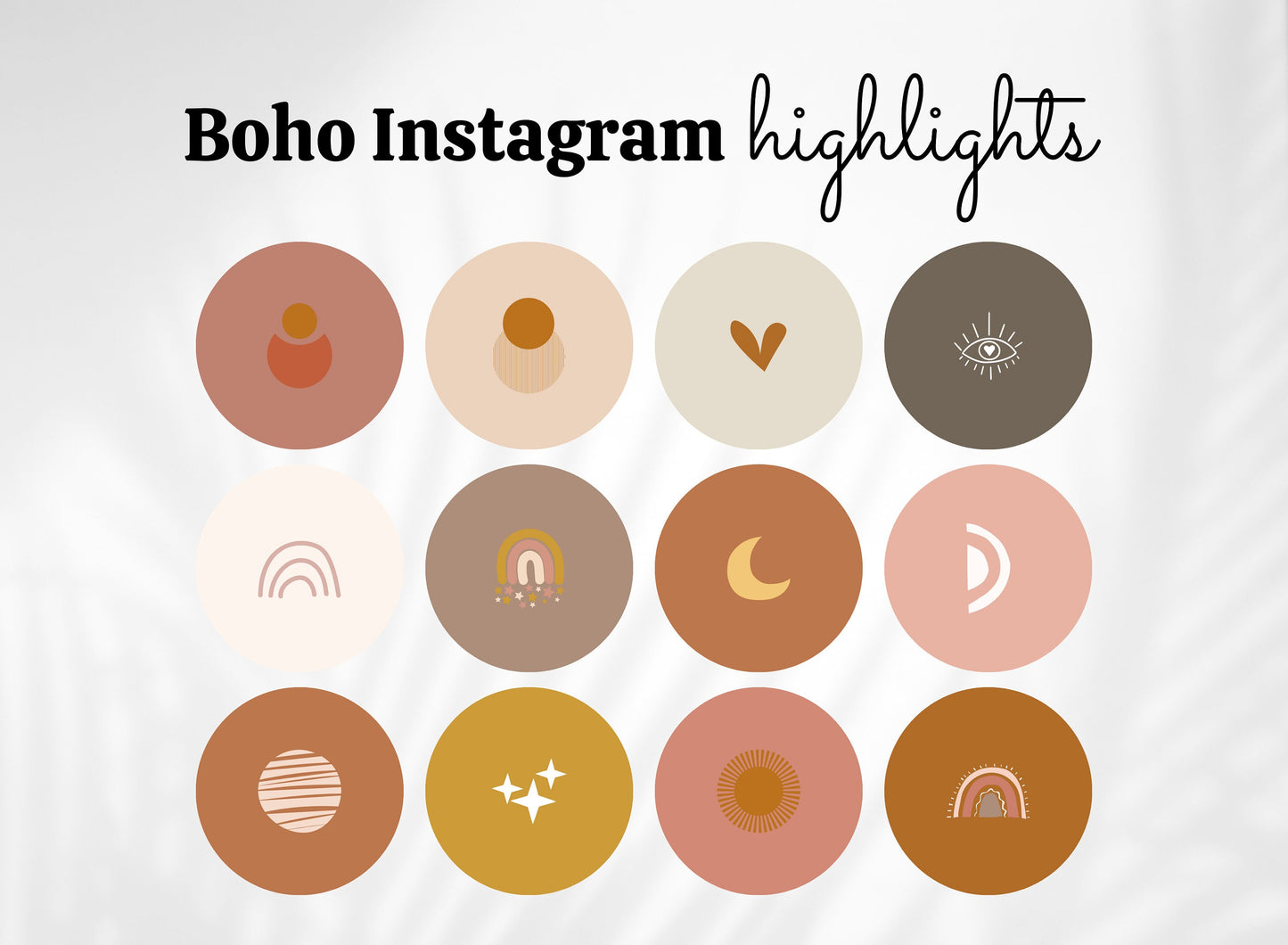 PLR Bohemian Instagram Post Templates