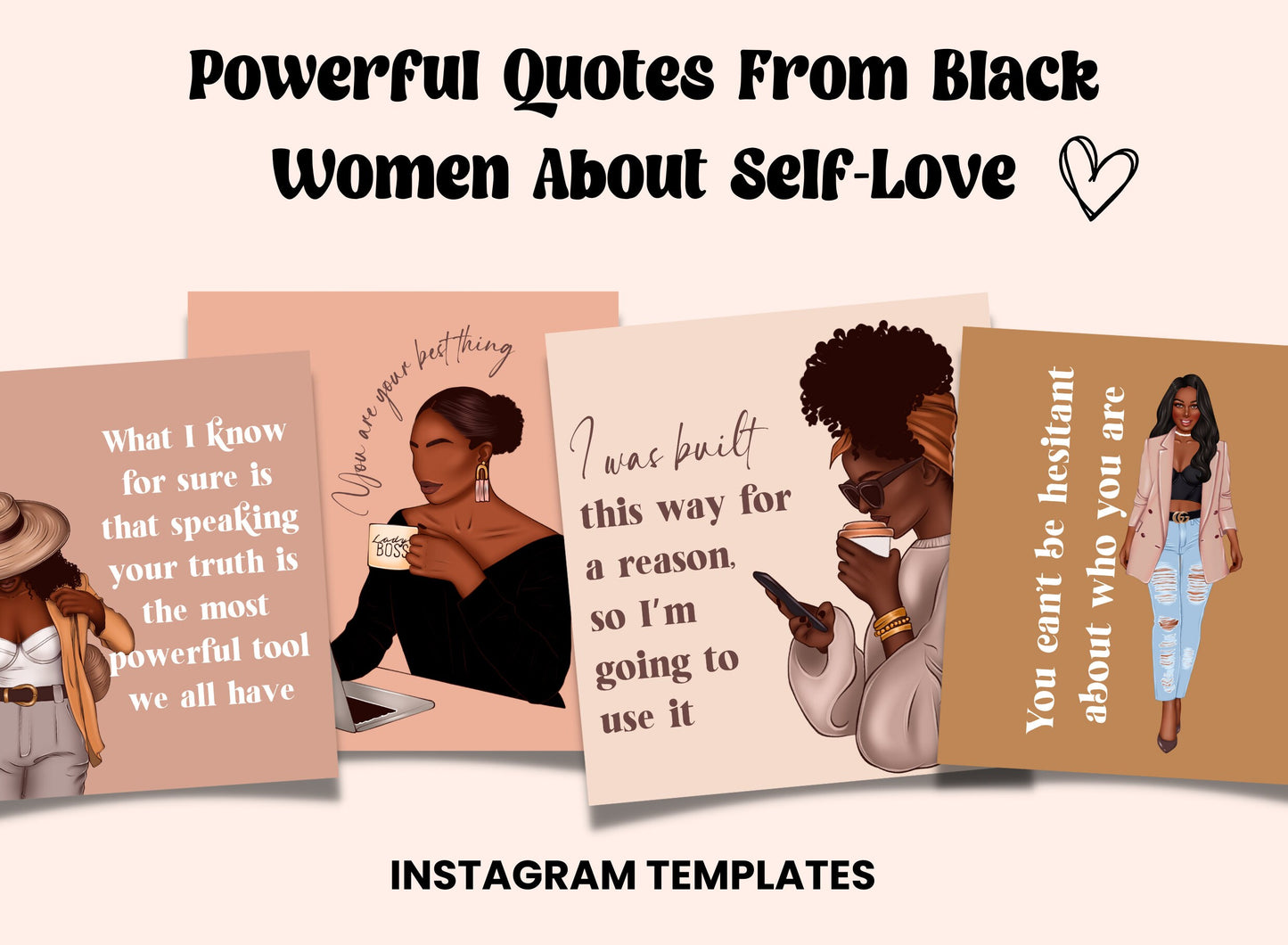 PLR Boss babe Instagram Post Templates