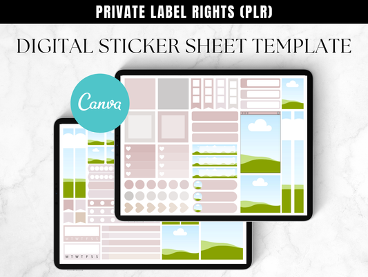 Canva Sticker Sheets Template