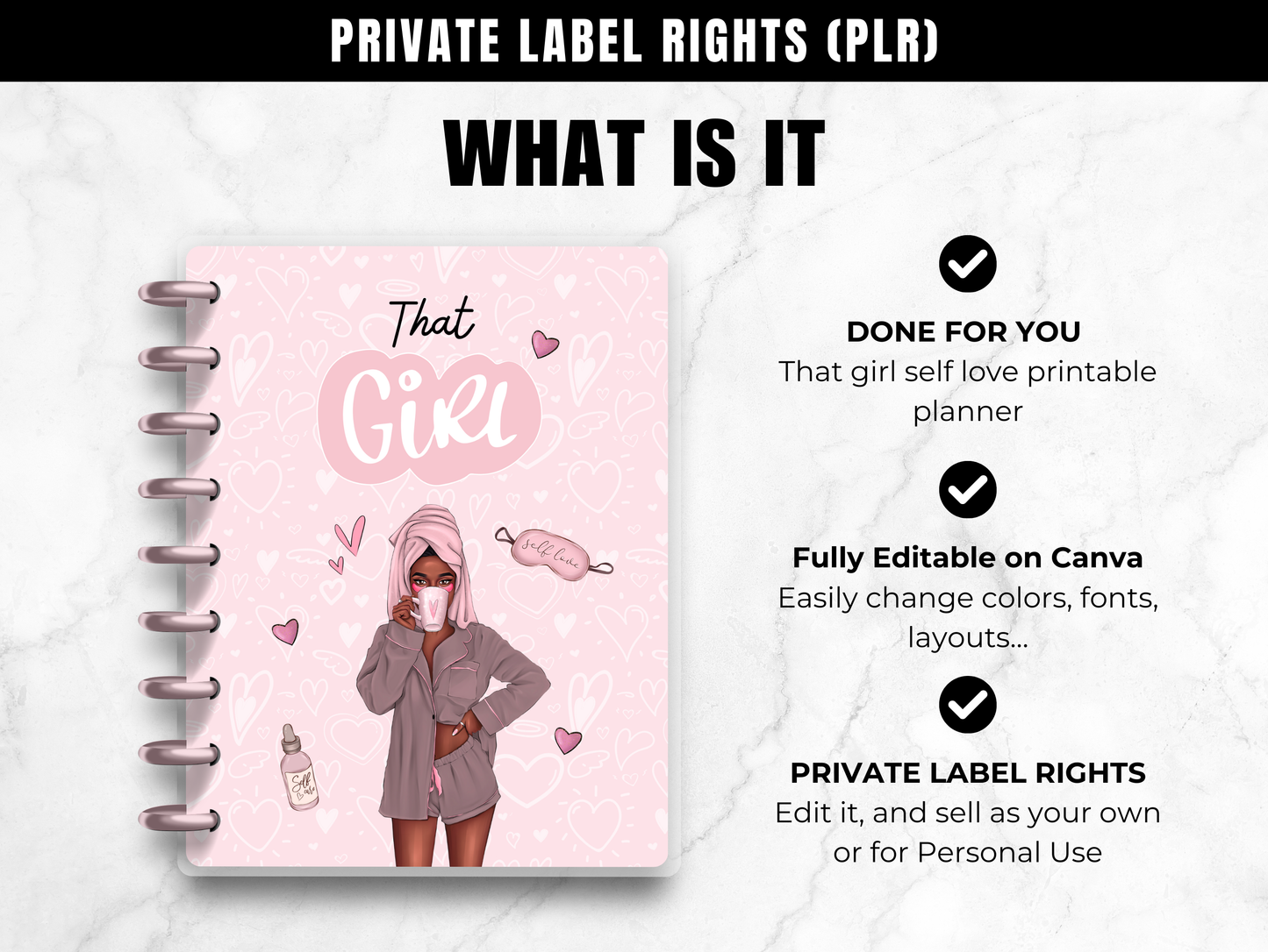 PLR That Girl Printable Planner