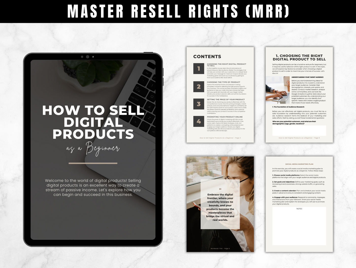 Master Resell Rights (MRR) Digital Marketing ebooks