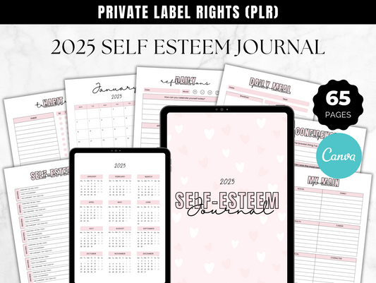 PLR 2025 Self esteem journal