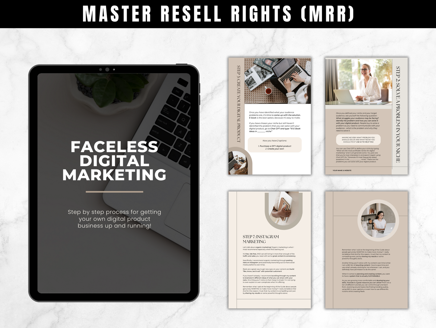 Master Resell Rights (MRR) Digital Marketing ebooks