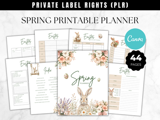 PLR Easter Printable Planner