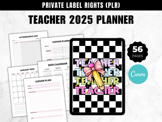 PLR 2025 dated Teacher Planner