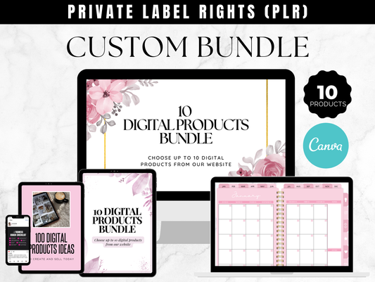 PLR Custom Digital Product Bundle