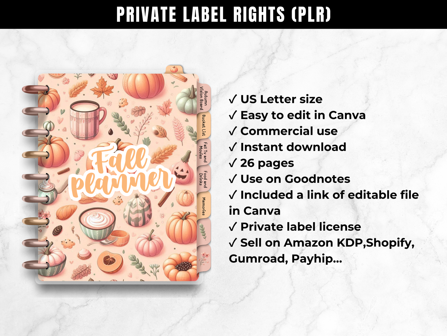 PLR Fall Digital Planner