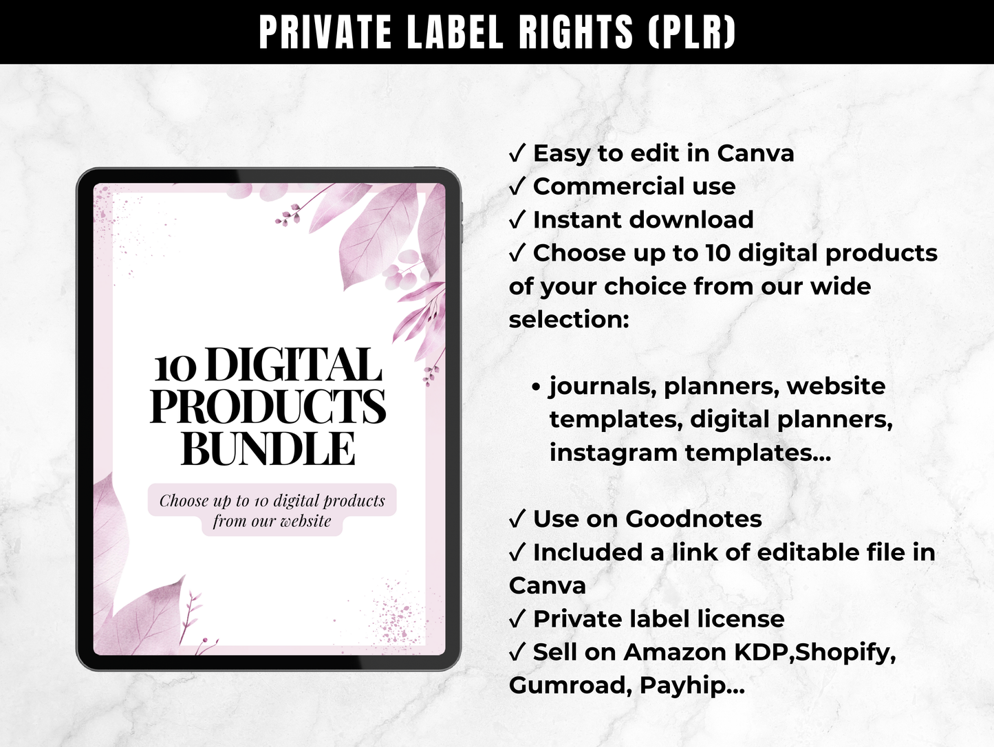 PLR Custom Digital Product Bundle