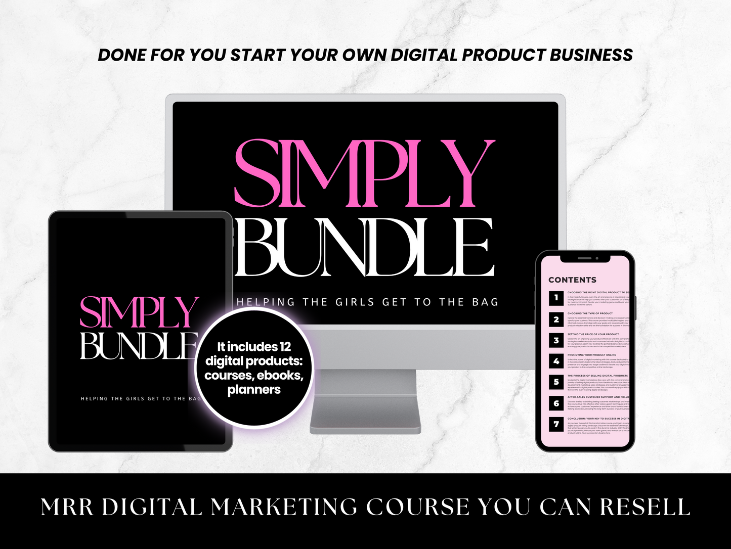 Master Resell Rights Digital Marketing course Bundle
