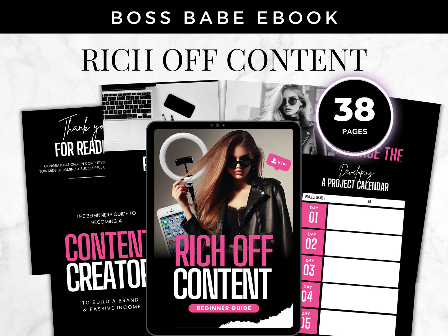 Boss Babe Empowerment Bundle: Anim na eBook para Itaas ang Iyong Paglalakbay sa Entrepreneurial