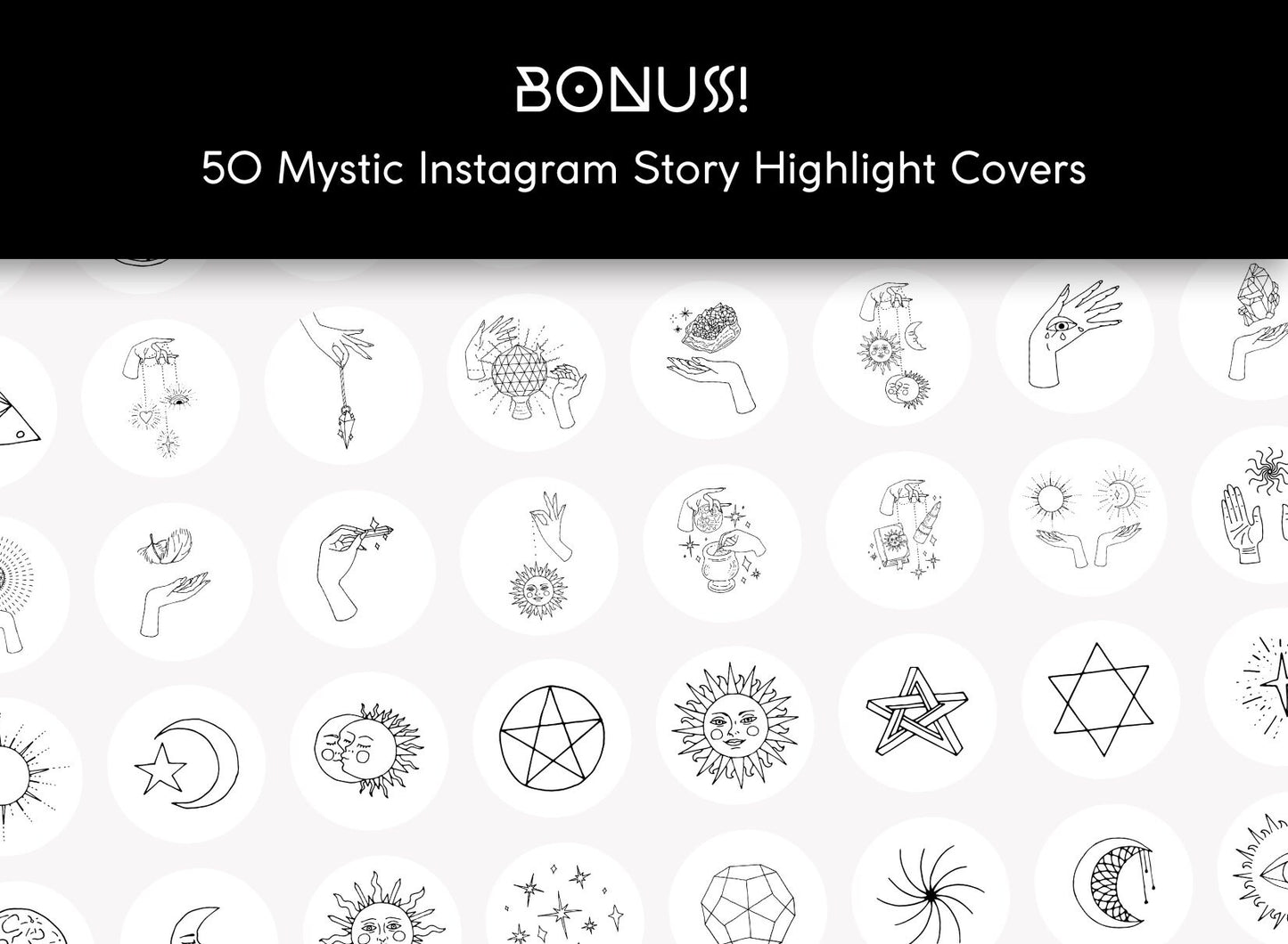 PLR Spiritual Aesthetic Instagram Templates