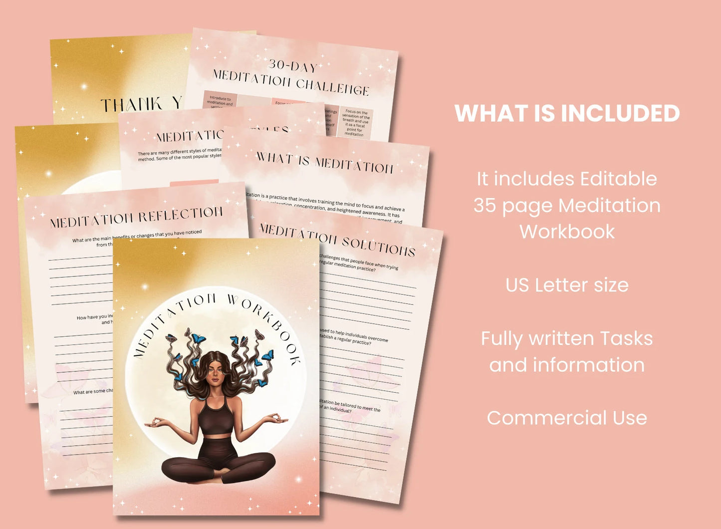 PLR Meditation Workbook Template