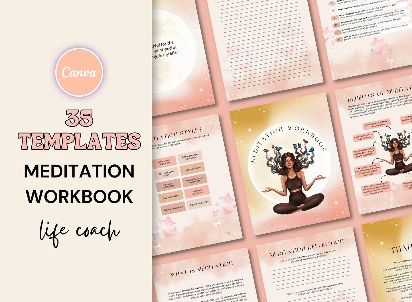 PLR Meditation Workbook Template