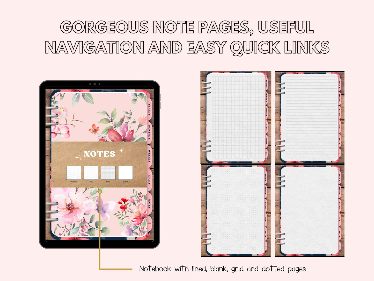 PLR Canva Realistic digital planner TEMPLATE