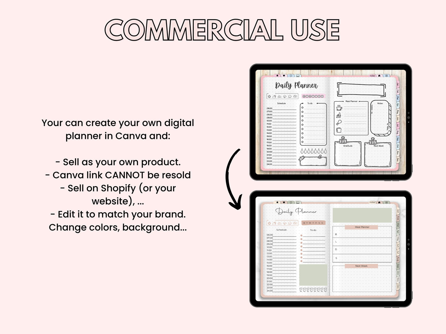 Premade Bullet Journal Template