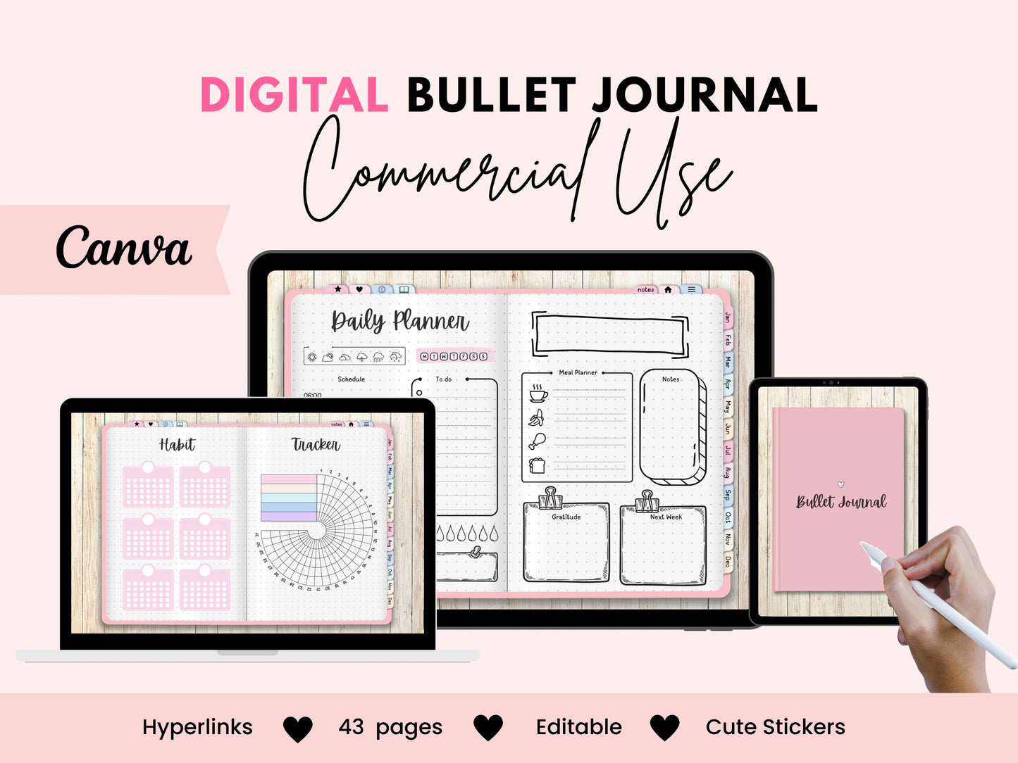 Premade Bullet Journal Template