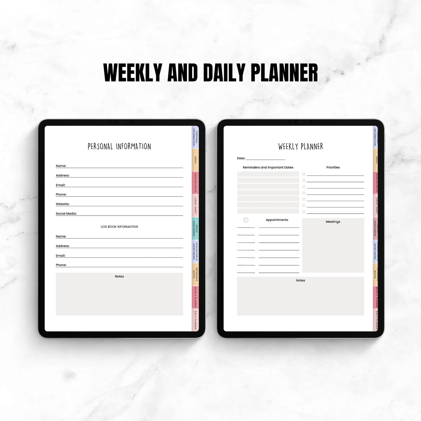 PLR Social Worker Digital planner