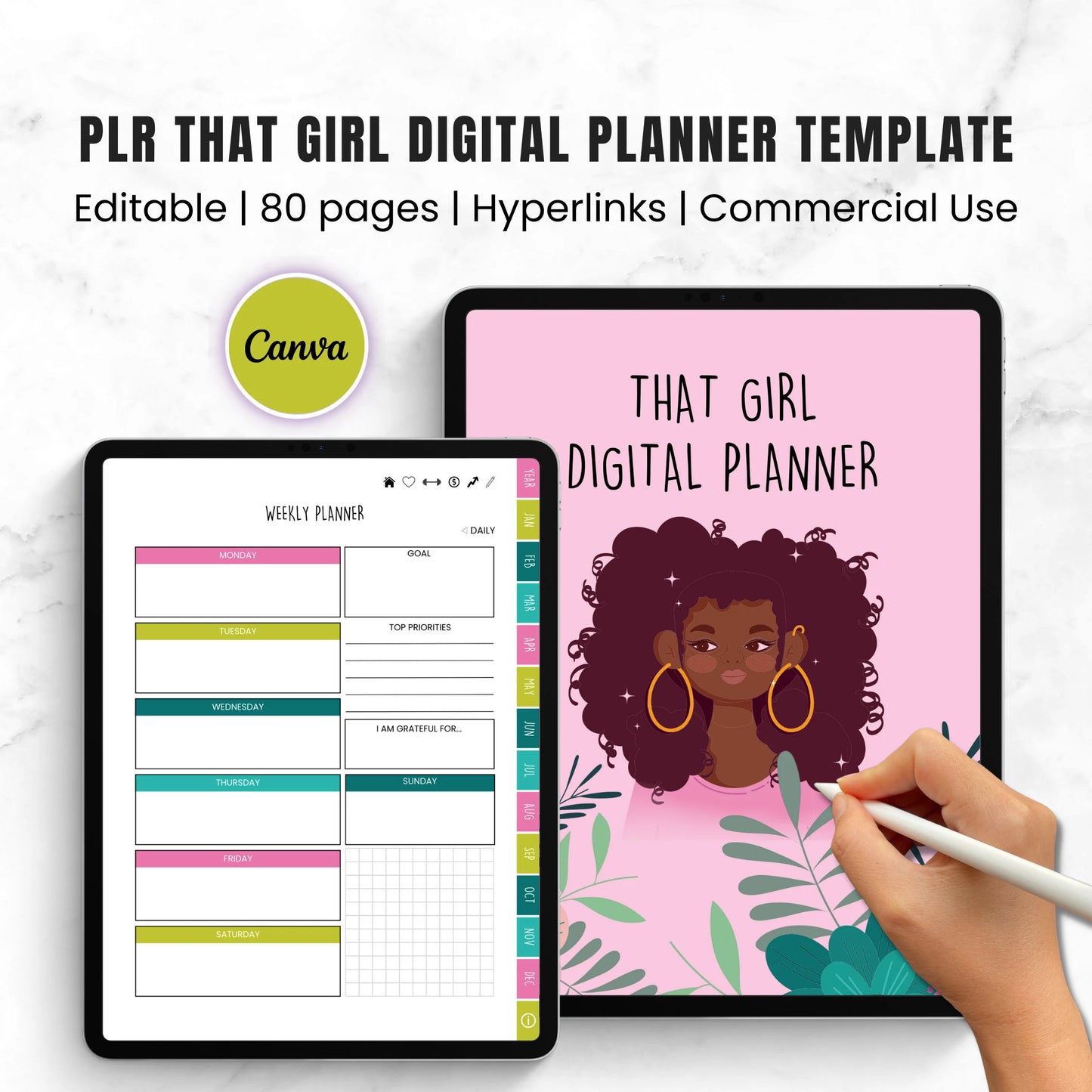 That Girl Canva Digital Planner Template