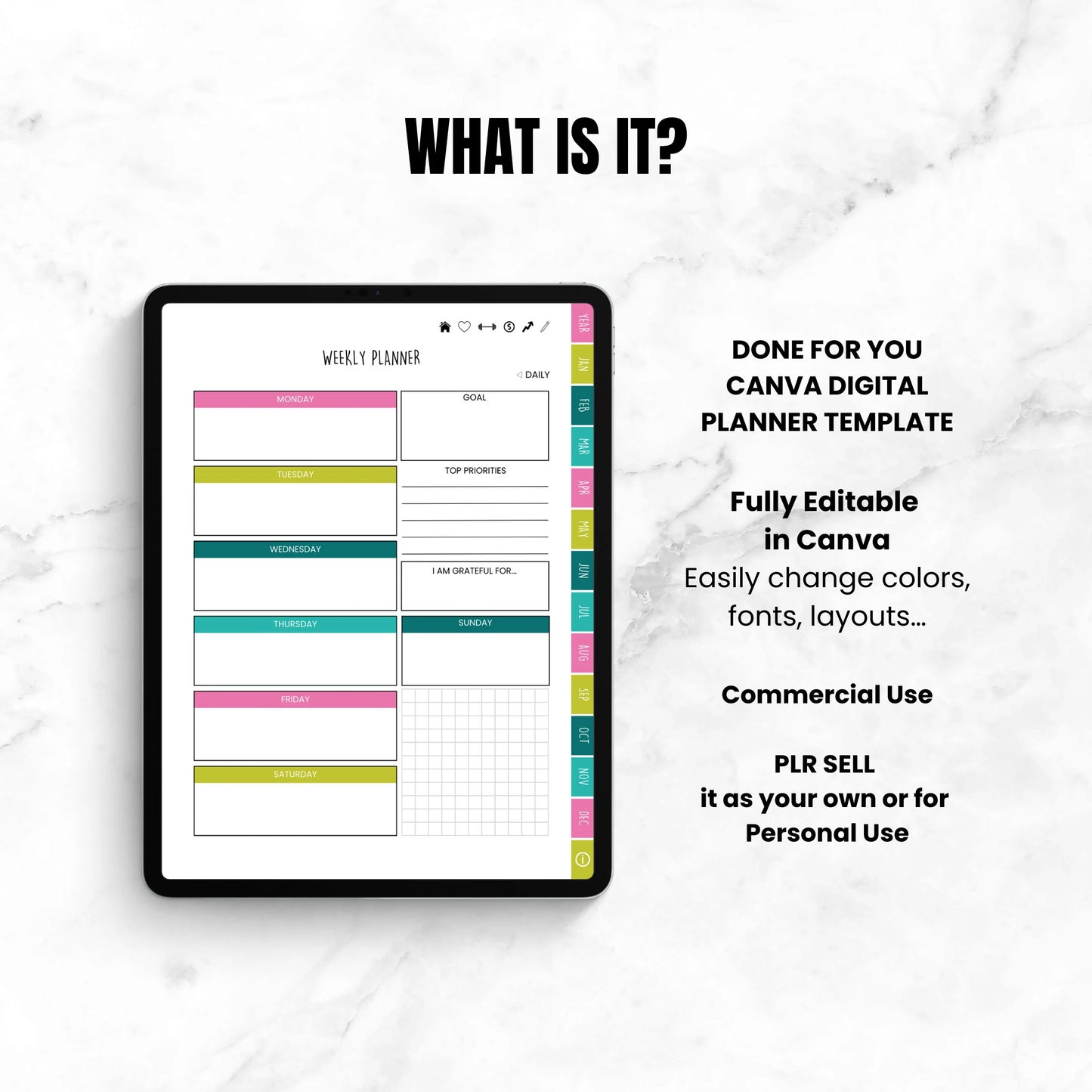 That Girl Canva Digital Planner Template