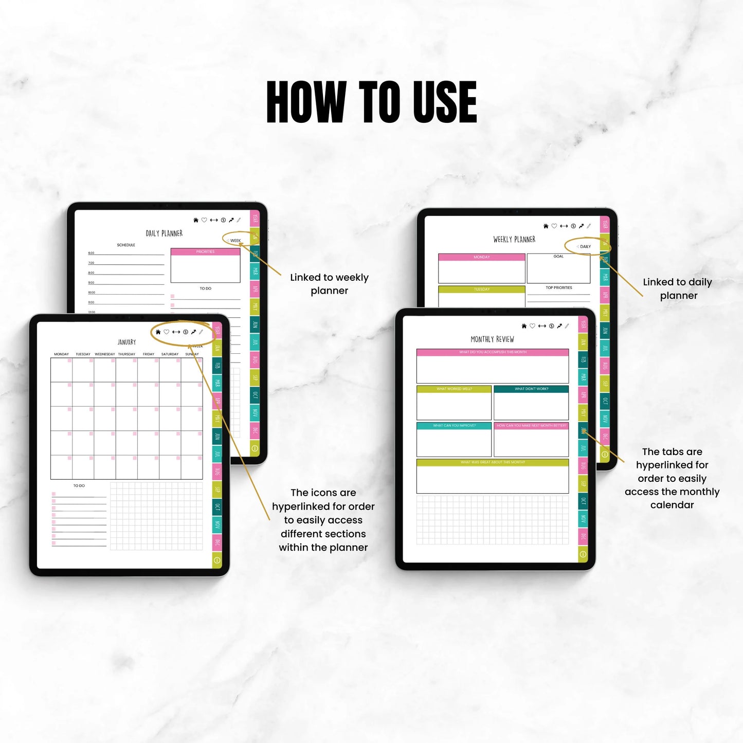 That Girl Canva Digital Planner Template