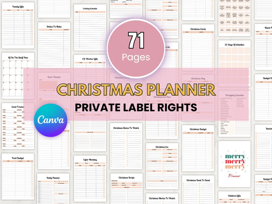 PLR Christmas Planner