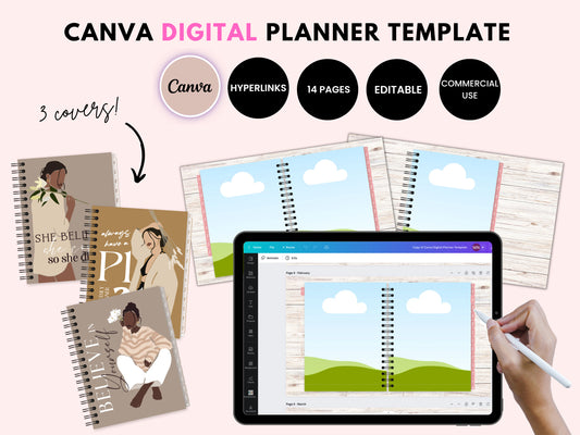 Template ng Canva Digital Planner