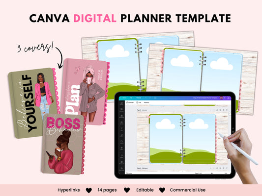 Template ng Canva Digital Planner