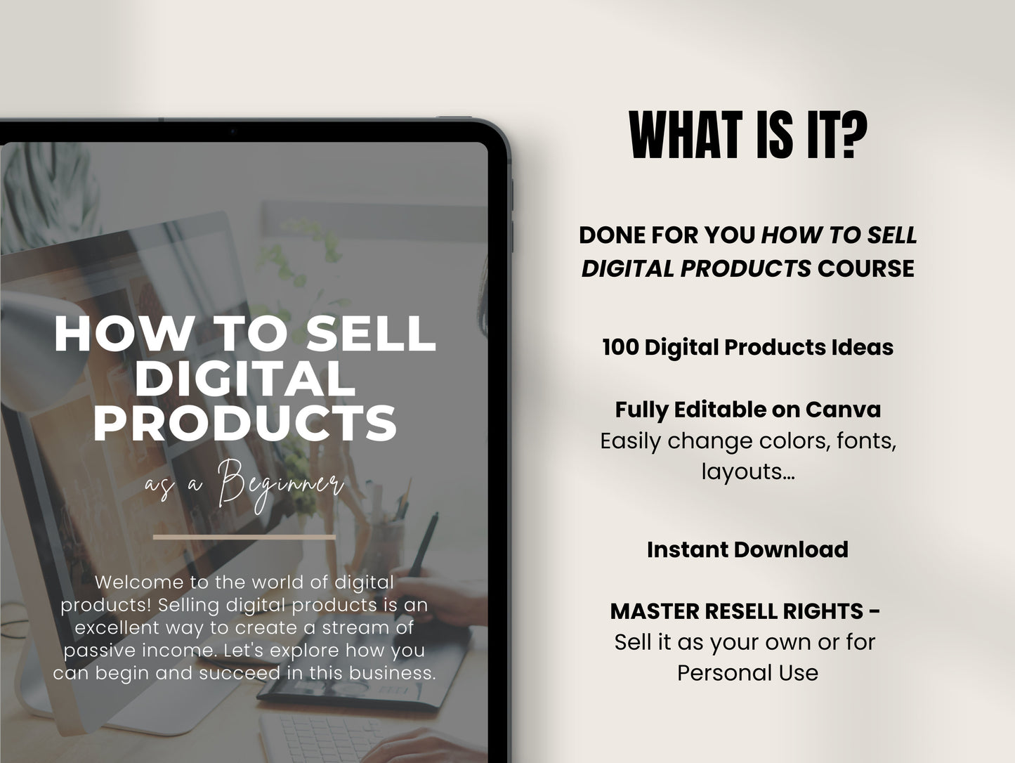 Master Resell Rights Paano Magbenta ng Mga Digital na Produkto bilang isang baguhan na Ebook